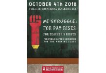 OCTOBER 4TH 2018 FISE INTERNATIONAL TEACHERS DAY