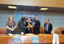 Geneva: The WFTU Presidential Council and friends meeting honored Ramon Cardona