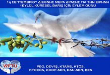 1st of September “International Day of Action for Peace” in Cyprus