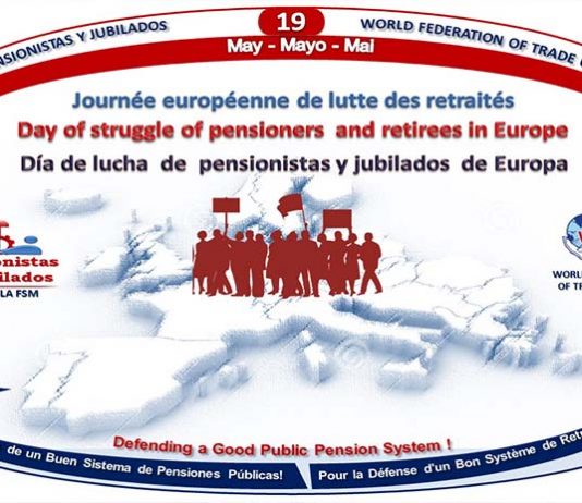 European Action Day of the TUI P & R -WFTU on May 19th