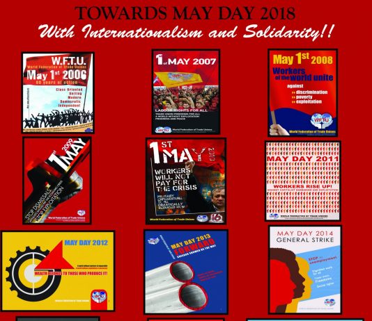 May Day 2018: With Internationalism and Solidarity!!