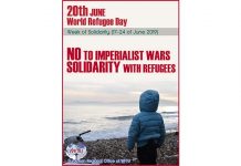 Message of the European Regional Office of the WFTU on World Refugee Day 20 June 2019