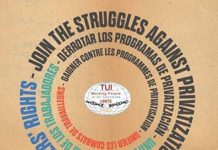 Poster for the 13th Congress of TUI PS&A that will take place in Larnaka, November 16-17, 2019.