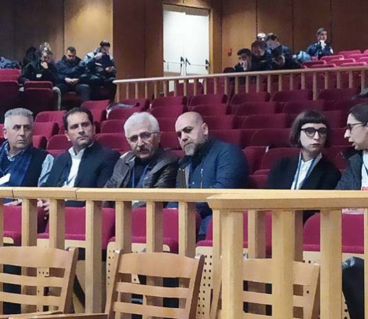 WFTU Lawyers Committee Delegation visited Athens on the 20th of January to express solidarity against “Golden Dawn” neo-nazi criminal organization