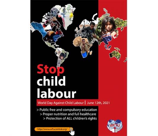 We continue the fight against all forms of children exploitation