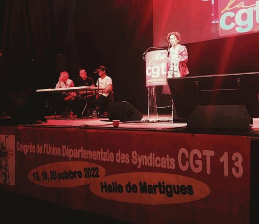 The WFTU participated at the congress of the CGT des Bouches du Rhône à Martigues