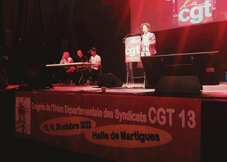 The WFTU participated at the congress of the CGT des Bouches du Rhône à Martigues