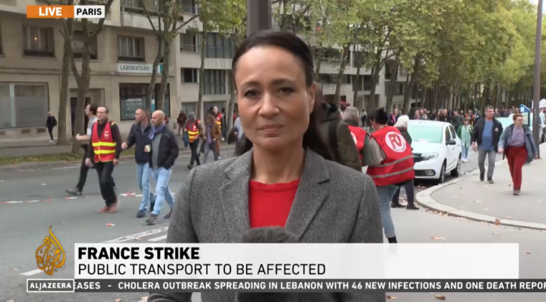 Al Jazeera interview with Axel Persson, Cgt France railworker and member of Wftu
