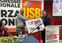 WFTU General Secretary Pambis Kyritsis addressed the 3rd National Congress of USB