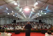 The WFTU general secretary, Pambis Kyritsis addressed the 42th National Conference of the AITUC