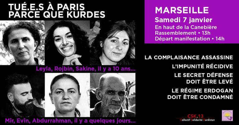 UD CGT 13 EXPRIME SA SOLIDARITÉ À L’ENSEMBLE DE LA COMMUNAUTÉ KURDE