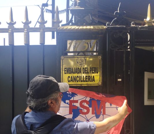 Solidarity activities with the people and working-class Peru organized by the WFTU affiliates