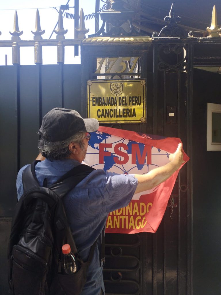 Solidarity activities with the people and working-class Peru organized by the WFTU affiliates