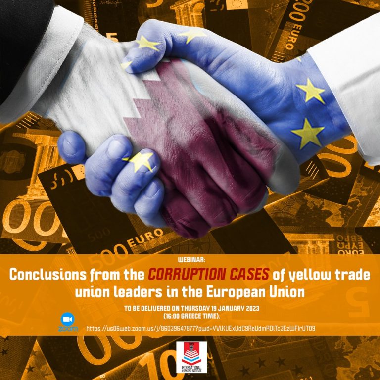 Conclusions from the corruption cases of yellow trade union leaders in the European Union