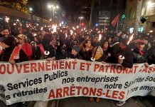 PEO solidarity message with the general strike of French workers on January 19th.