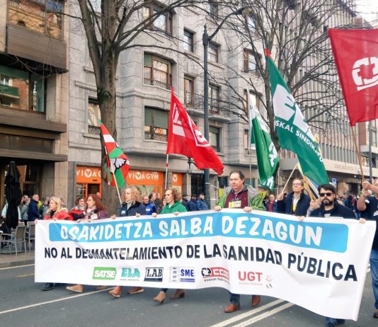 Euskadi: miles de personas salimos el sábado en defensa de la sanidad pública