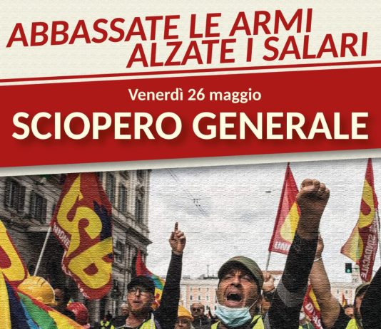 USB calls for a general strike next 26th of May