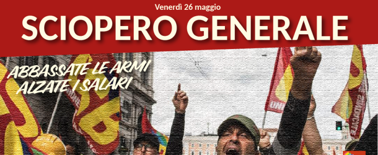 WFTU Solidarity statement with the General Strike in Italy on 26th May 2023