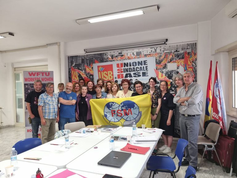 Roma: 1° incontro europeo delle donne lavoratrici WFTU