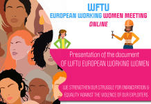 Presentation of the document of WFTU EUROPEAN WORKING WOMEN