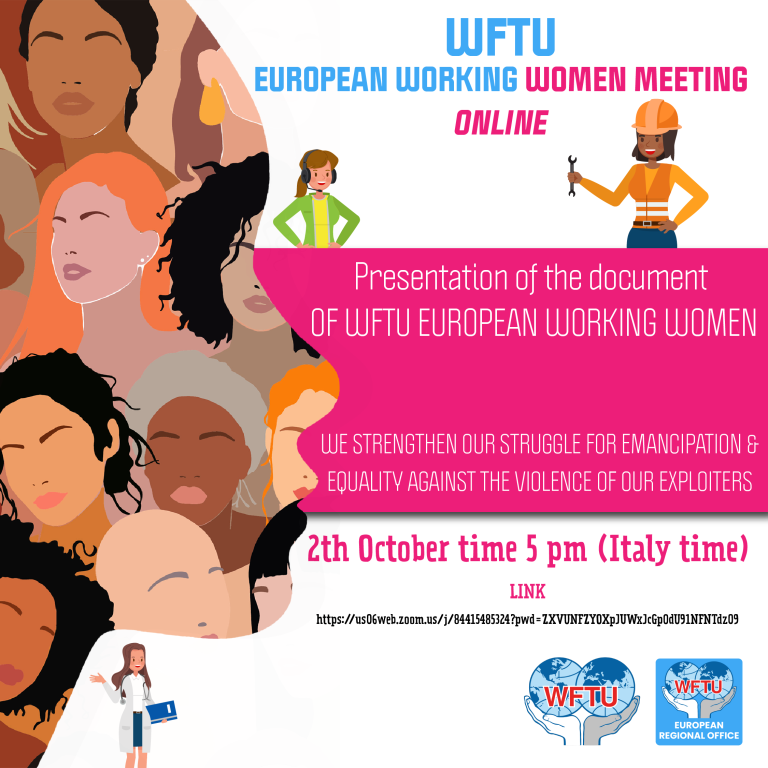 Presentation of the document of WFTU EUROPEAN WORKING WOMEN