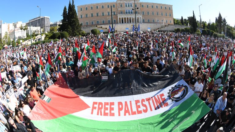 Enormous Demonstration of Solidarity with Palestine in Athens