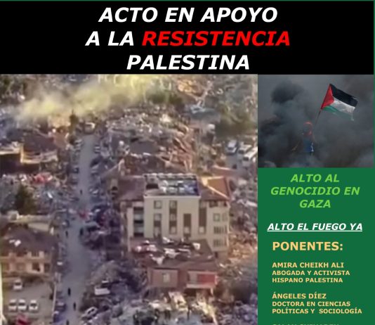 ASC: ACTO EN APOYO A LA RESISTENCIA PALESTINA