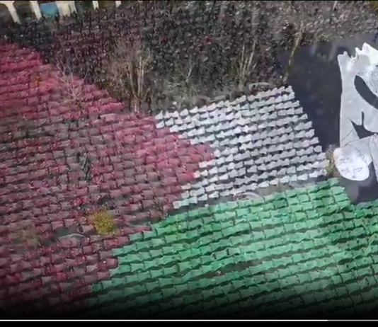 Gernika: demonstration in solidarity with Palestine in the Basque city