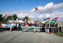 Demonstration against the British bases in Cyprus