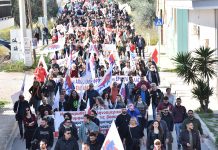 Massive protest against Greek participation to USA-EU imperialist plans