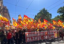 USB in the big demonstration against Meloni government and war economy