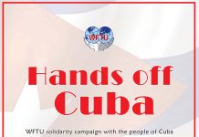 ¡Manos fuera de Cuba! Campaña de solidaridad de la FSM con el pueblo de Cuba