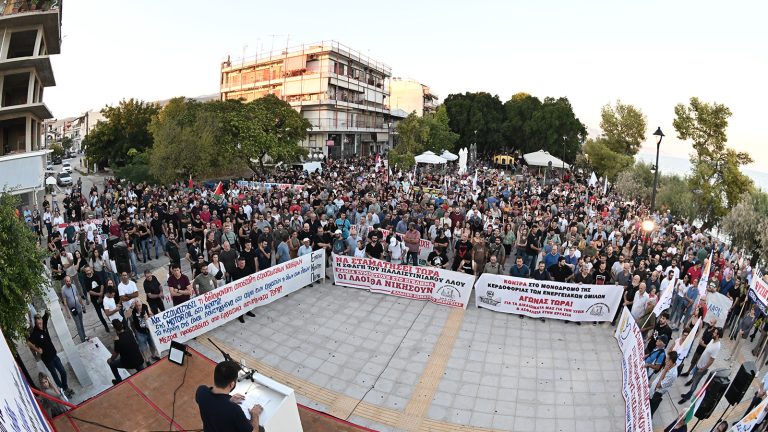 Massive Union Demonstration – No Involvement of Greece in Imperialists’ Slaughterhouses