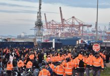 COSCO Piraeus Dockers Solidarity with Hamburg Dockers