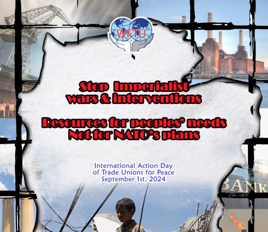 The Workers Of The World United Against The Imperialist Crime: solidarity with the People of Palestine-Lebanon