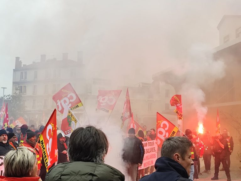 Solidarity with Michelin workers in France