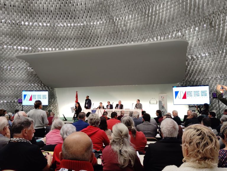 The WFTU European Regional Office at the European Solidarity Conference with Cuba on 23 and 24 November