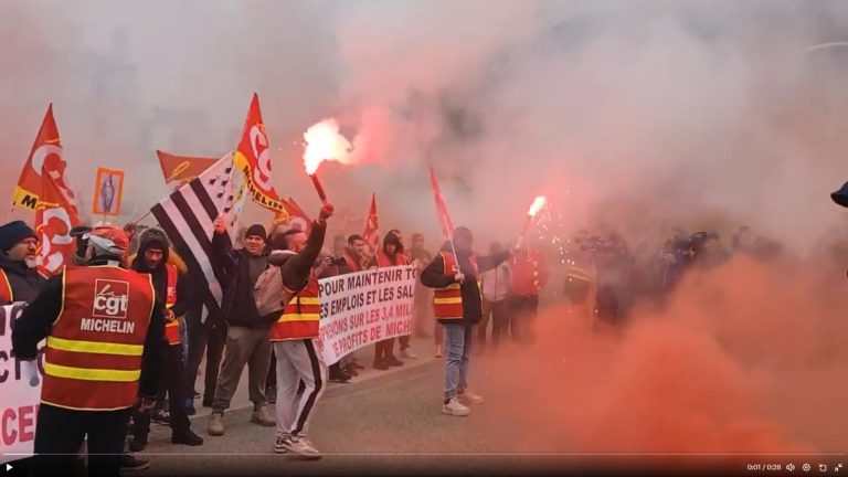 Solidarity with Michelin workers in France