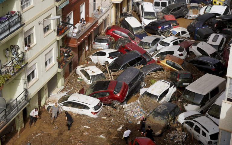 PEO Cyprus solidarity with the workers victims of floods in parts of Spain
