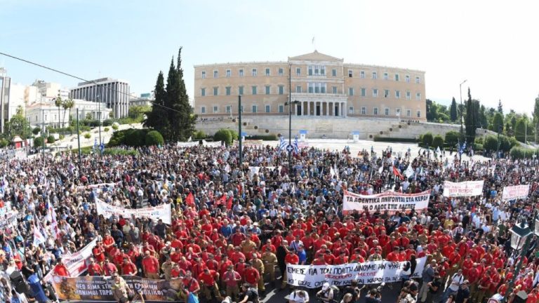 LAB’s solidarity with the general strike in Greece
