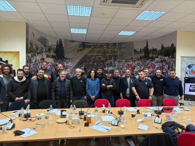 February 28, USB Porti in Athens: international coordination of port workers is born in a great day of struggle and general strike