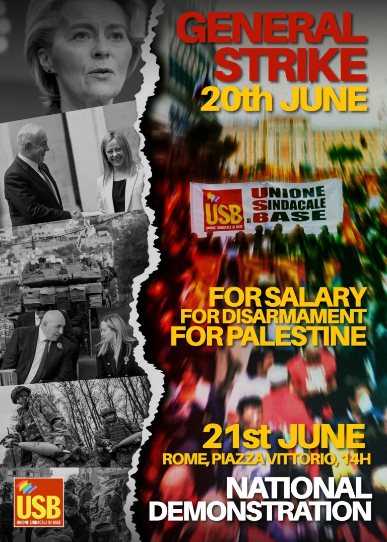 Saturday 21 June 2025 National demonstration in Rome.