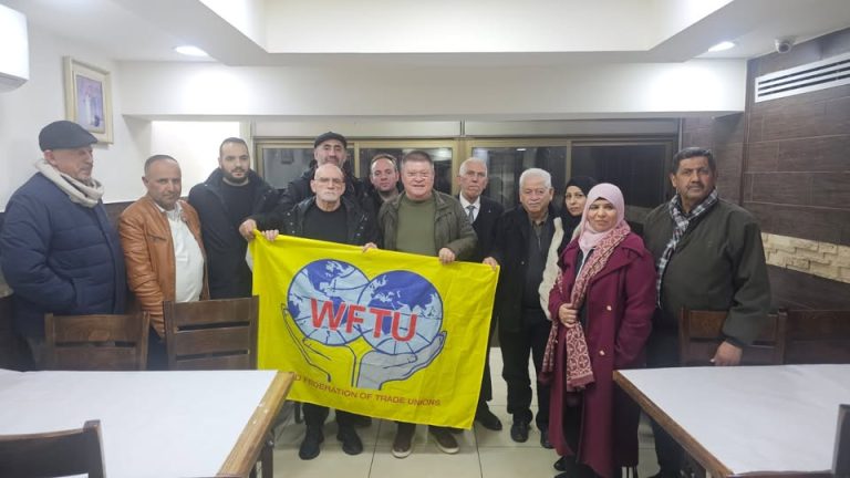 WFTU Secretariat Delegation Solidarity Visit to Palestine
