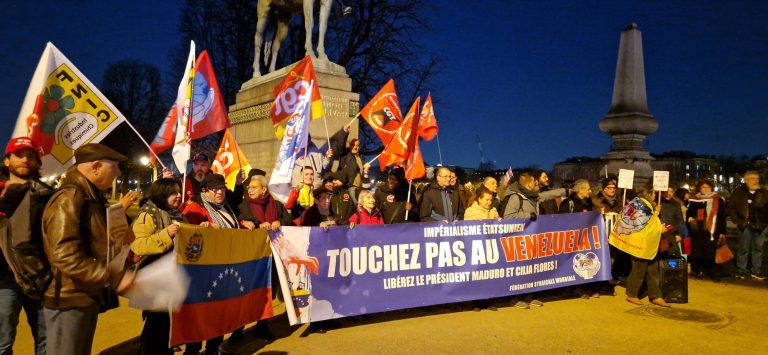 FNIC-CGT: 22/1 en solidarité au peuple Venezuelien