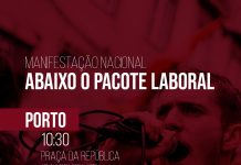 CGTP IN: Manifestação Nacional: Abaixo o Pacote Laboral