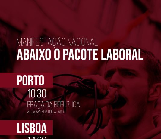 CGTP IN: Manifestação Nacional: Abaixo o Pacote Laboral