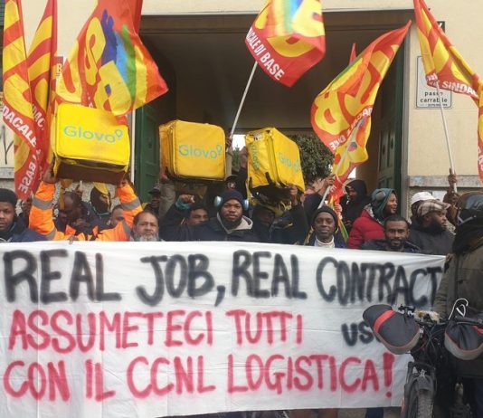 USB: IL CASTELLO DI CARTE DELLE PIATTAFORME CROLLA: DOPO GLOVO, ANCHE DELIVEROO COMMISSARIATA PER CAPORALATO. IL 28 FEBBRAIO I RIDER SI MOBILITANO IN TUTTA ITALIA!