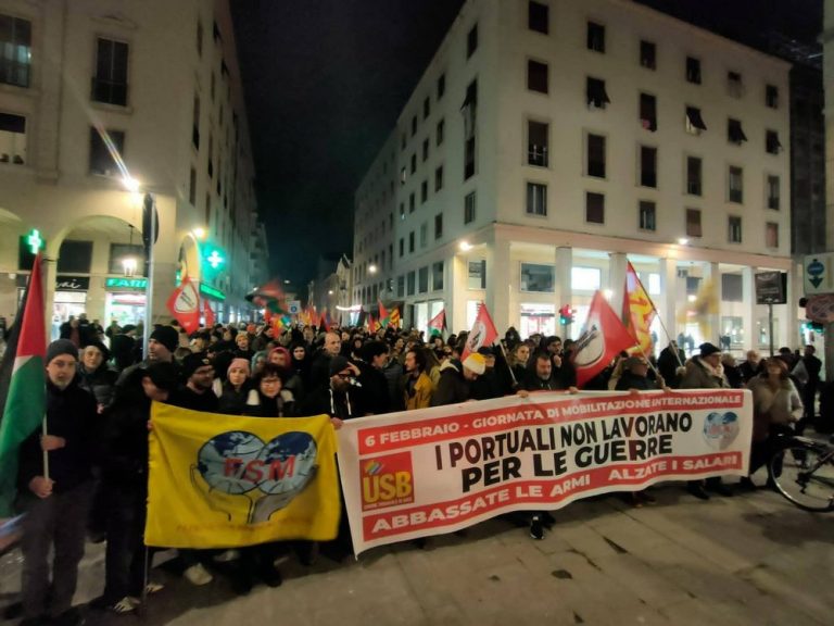 Dockworkers don’t work for war: the international strike as a starting point, solidarity can stop rearmament