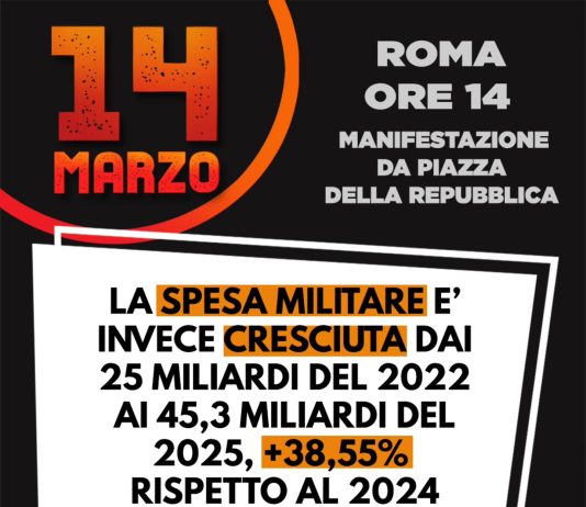 USB: National demonstration on the 14th March 2026 in Rome, Italy