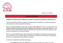 Communiqué de l’Union des Syndicats de Monaco